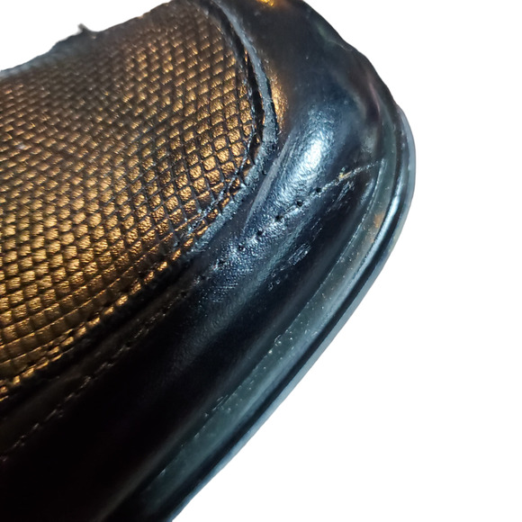 Stacy Adams Beau Moc Toe Bit Slip-On Loafer Black Men\'s Size 13 Leather Dress main image 10